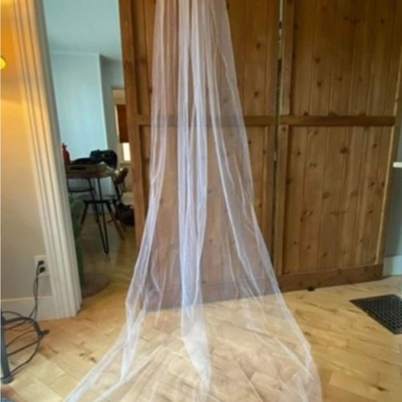 Lea-Ann Belter Wedding Dress with Veil - Picture 5 of 5